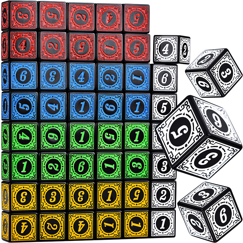 Party Games Easter - 10 Teile/satz Acryl Würfel Set D6