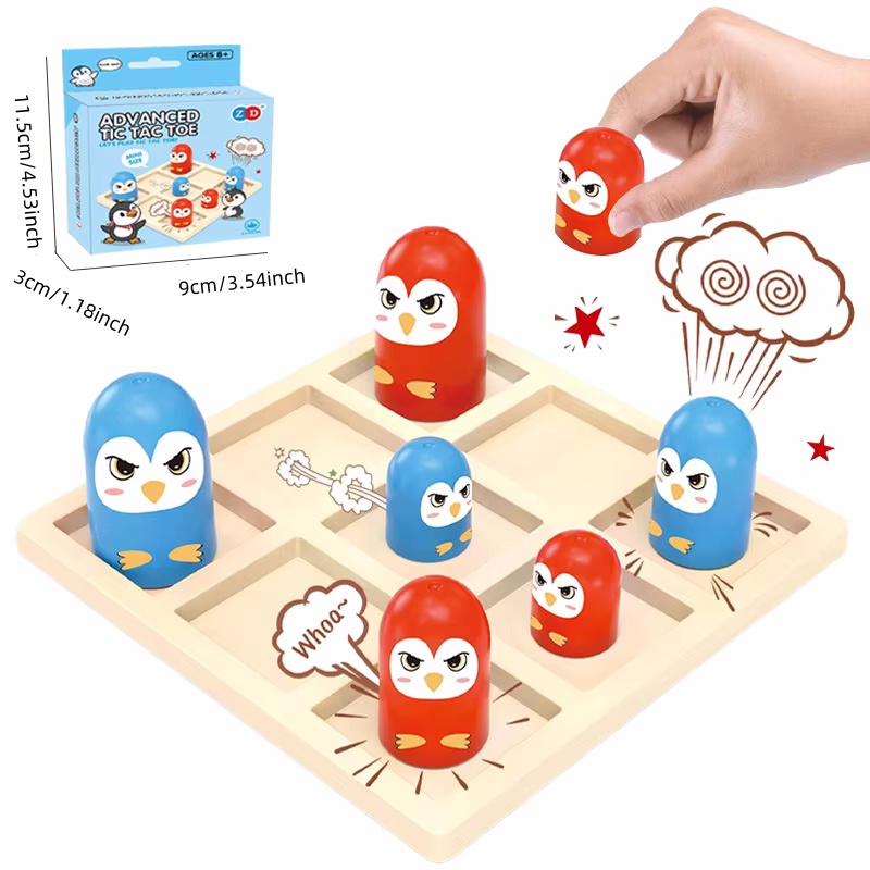 Party Games Adult Birthday - Mini Advanced Tic Tac Toe Party-Brettspiel