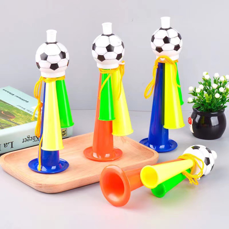 Party Games You Can Play - 5/10/20/30 Stück Fußball-Hornpfeife als Musikinstrument, Anfeuerungsrequisite