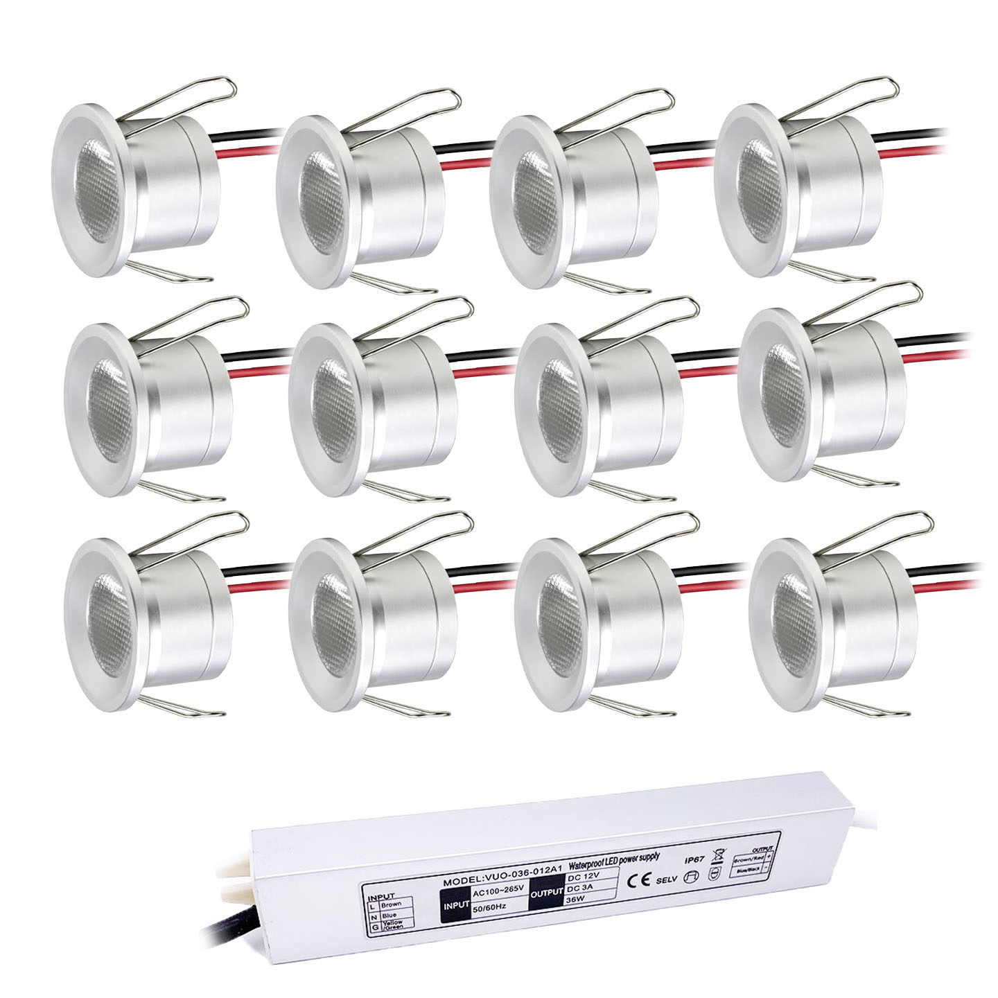 Ladder Toss Set - Mini LED Einbaustrahler-Set 6/12 DC12V 2W