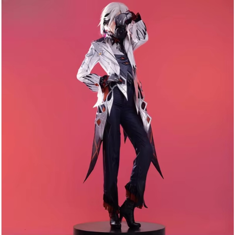 Party Games Animals - Genshin Impact Arlecchino Cosplay Kostüme Weihnachts-Party-Outfit