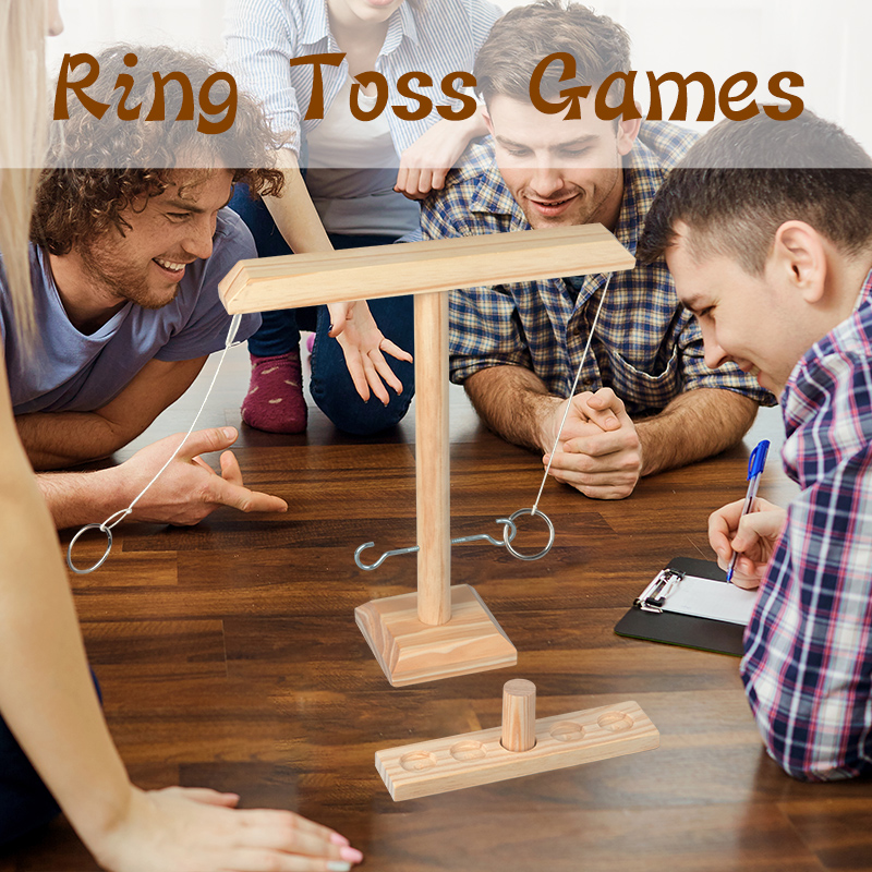 Ring Toss Outdoor - Ringwurfspiele für Kinder und Erwachsene, Heimparty-Trinkspiele,