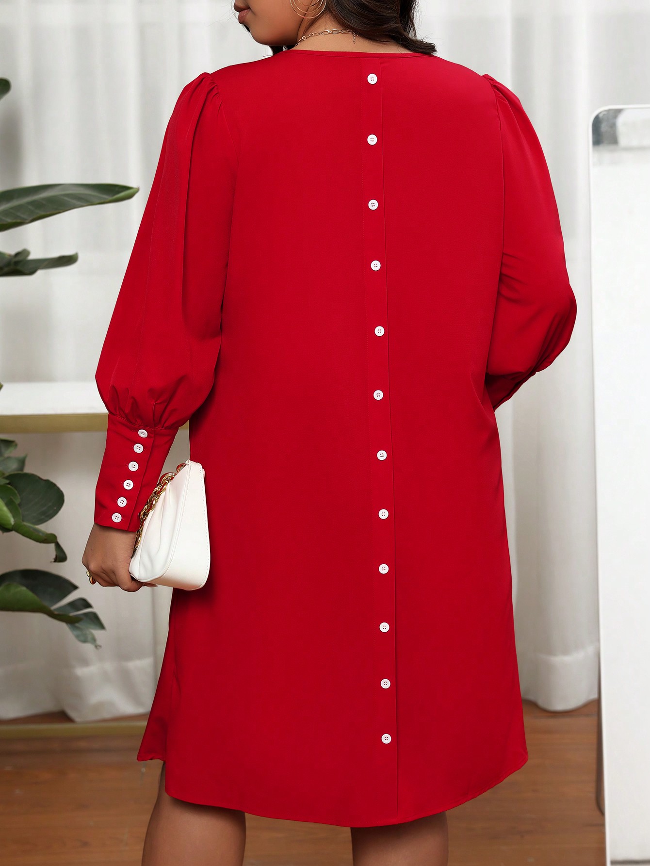 Damen Plus Size Kleid mit V-Au – Party Games Switch Bewertung und Preis
