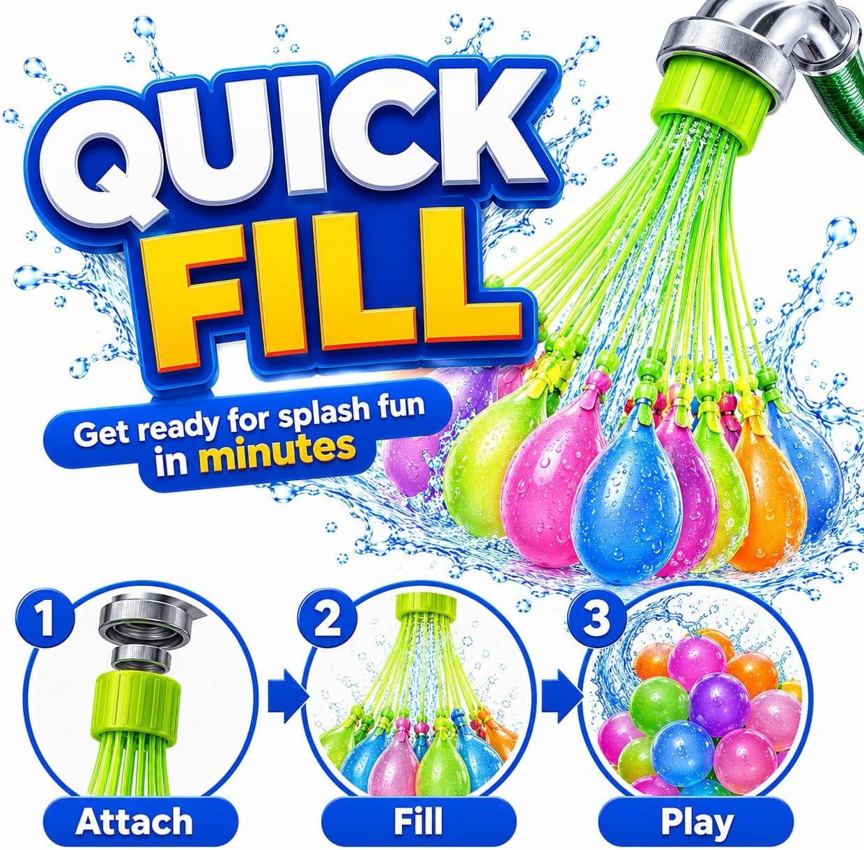 Wasserballons Schnellfüllend & – Quick Games Party Bewertung und Preis