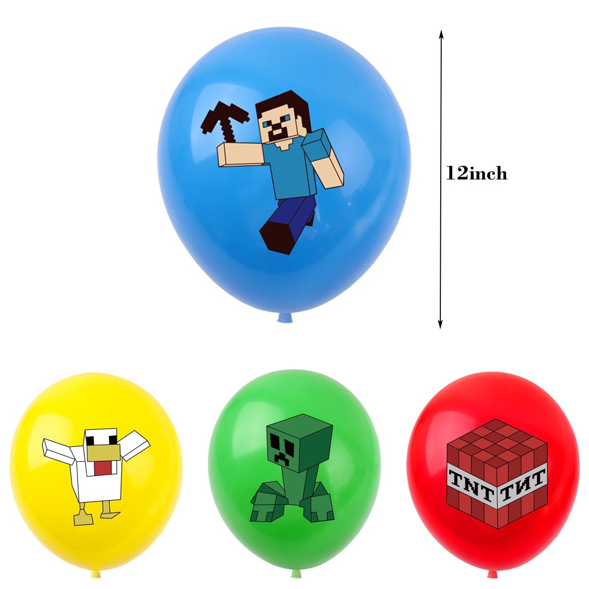 50/100 Stück Minecraft Pixel-B – Party Games Adult Birthday Bewertung und Preis