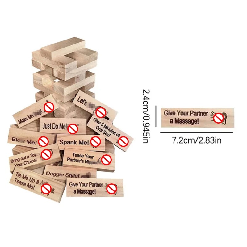 48-teiliges Blockturm-Spiel fü – Party Games Ideas For Adults Bewertung und Preis