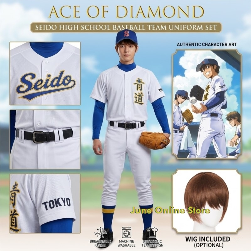 Diamond Ace Cosplay-Kostüme Sa – Party Games School Bewertung und Preis